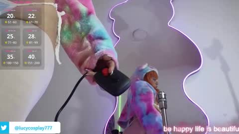 Snapshot of 777lucycosplay chatting on February 25, 12:42 am Lucycosplay777 online show from February 25, 12:42 am