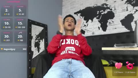 Independence model AbelAsburgo online show from February 1, 1:34 am