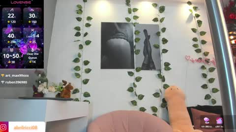 Snapshot of abril_ricci chatting on January 13, 6:16 am Abril online show from January 13, 6:16 am