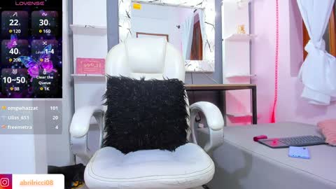 Snapshot of abril_ricci chatting on February 4, 8:56 am Abril online show from February 4, 8:56 am