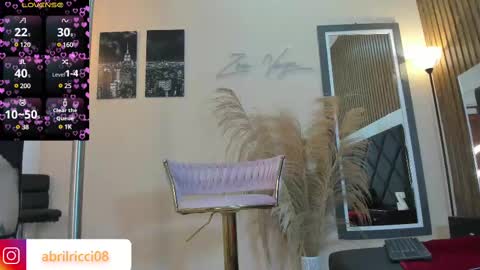 Snapshot of abril_ricci chatting on February 24, 3:23 am Abril online show from February 24, 3:23 am