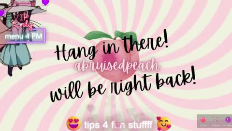 Peach online show from May 27, 2:30 am