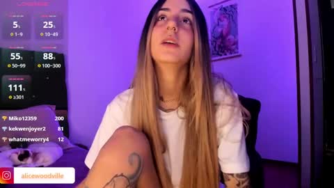 Snapshot of alicewoodville chatting on December 1, 9:59 pm Alice online show from December 1, 9:59 pm