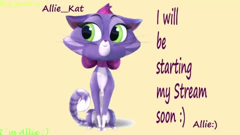 Allie online show from May 24, 1:27 pm