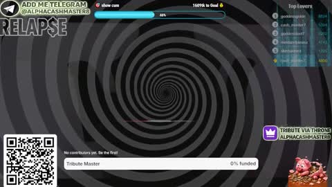 MASTER FINDOM DRAIN... online show from March 23, 6:12 pm