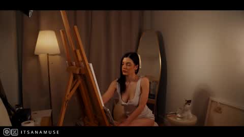 Snapshot of anamuse chatting on February 1, 9:24 pm Ana online show from February 1, 9:24 pm