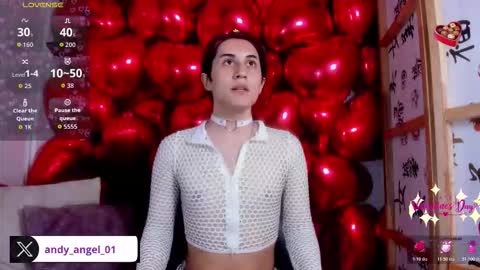 Snapshot of andy_angel1 chatting on February 25, 10:03 am andy angel online show from February 25, 10:03 am