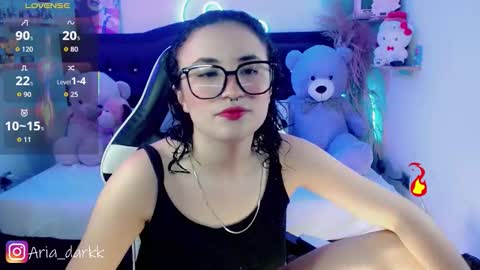 Snapshot of ariadarkk chatting on February 23, 9:12 pm Aria online show from February 23, 9:12 pm