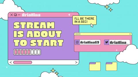 Snapshot of arianina chatting on January 6, 1:20 am Nina online show from January 6, 1:20 am