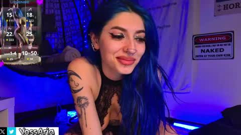 Snapshot of ariavossx chatting on April 13, 9:09 pm Aria online show from April 13, 9:09 pm