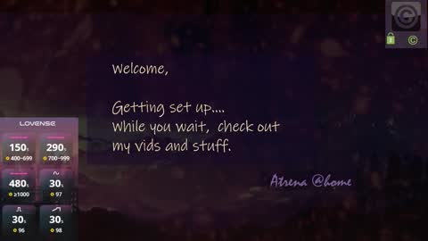 Atrena online show from February 23, 12:41 am