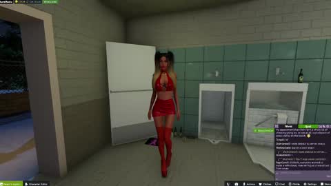 Snapshot of aurard chatting on December 9, 10:43 am AuRaRD online show from December 9, 10:43 am