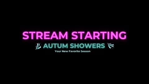Autum Showers online show from April 18, 4:27 am