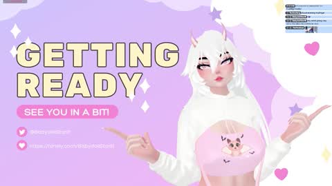 Snapshot of babydollstarlit chatting on March 1, 3:30 am Starlit online show from March 1, 3:30 am