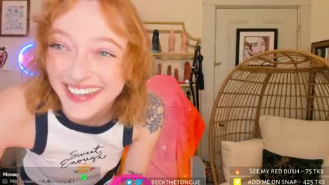 Beck the tongue online show from May 21, 9:11 pm