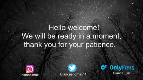 bianca and maxwell online show from January 14, 2:00 pm