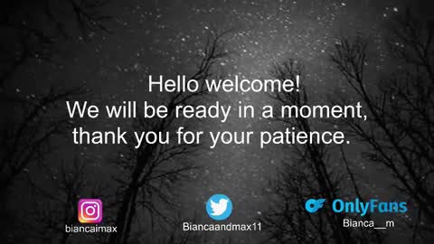 Snapshot of bianca_and_maxwell chatting on February 19, 2:55 pm bianca and maxwell online show from February 19, 2:55 pm