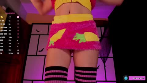 Snapshot of blazingeve chatting on November 2, 3:09 am Evey Next Stream0312 online show from November 2, 3:09 am