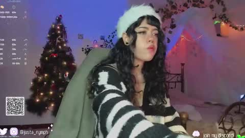 Snapshot of blushing_nymph chatting on December 22, 3:11 am   Im Nym  Justa nymph on twitter and IG online show from December 22, 3:11 am