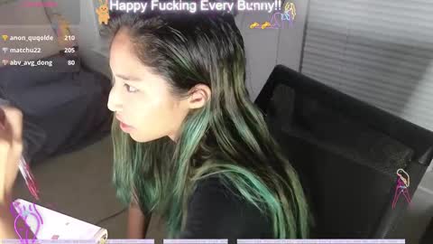 Snapshot of bunnycheekz chatting on December 3, 5:09 am Tokki  bunny  online show from December 3, 5:09 am