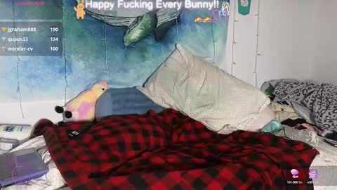 Snapshot of bunnycheekz chatting on January 10, 3:29 am Tokki  bunny  online show from January 10, 3:29 am