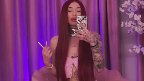 Snapshot of cassandrafoxy chatting on February 2, 5:39 am Cassy online show from February 2, 5:39 am