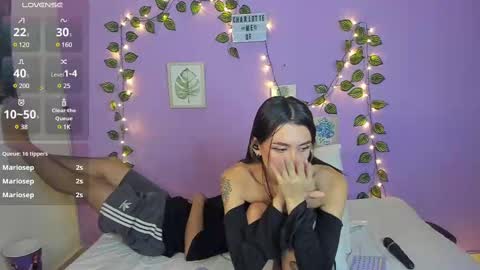 Snapshot of charlotte_queeen chatting on March 12, 12:10 am Charlotte online show from March 12, 12:10 am