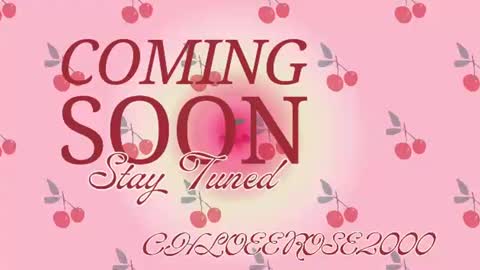 Snapshot of chloeerose2000 chatting on July 8, 10:20 am ChloeeRose online show from July 8, 10:20 am