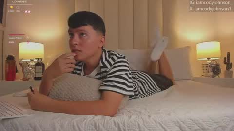 Snapshot of cody_johnsonn_ chatting on June 14, 10:45 pm CODY online show from June 14, 10:45 pm