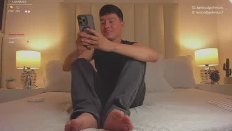 Snapshot of cody_johnsonn_ chatting on July 18, 9:40 pm CODY online show from July 18, 9:40 pm