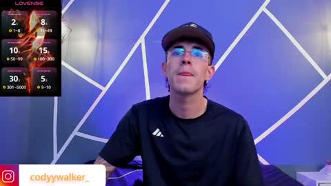 Snapshot of codyywalker chatting on April 22, 11:39 pm Cody Walker online show from April 22, 11:39 pm