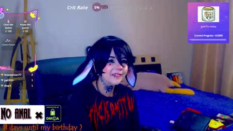 Snapshot of dark__elf chatting on February 17, 10:38 pm Anessa online show from February 17, 10:38 pm