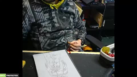 drawingcock online show from January 1, 8:04 pm