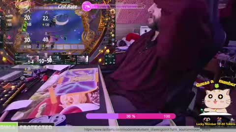 drawingcock online show from January 25, 9:25 pm