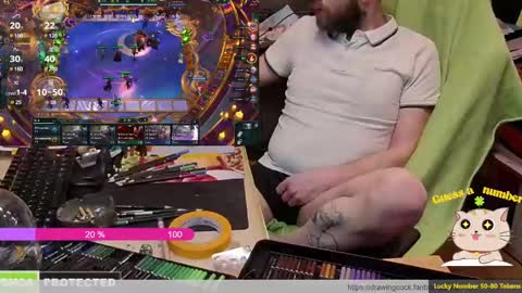 drawingcock online show from January 29, 7:43 pm