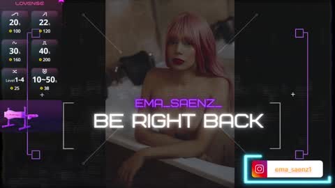 Snapshot of ema_saenz_ chatting on January 29, 7:15 am Sofia online show from January 29, 7:15 am