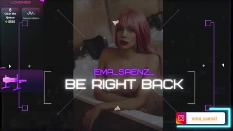 Snapshot of ema_saenz_ chatting on January 30, 7:29 am Sofia online show from January 30, 7:29 am
