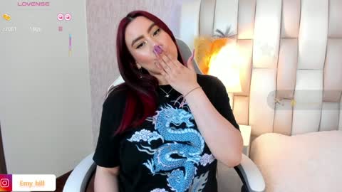 Snapshot of emily_hill___ chatting on February 2, 1:34 am EMILY Monday 5-2 am From Tuesday to Friday5-1 am Colombia time online show from February 2, 1:34 am