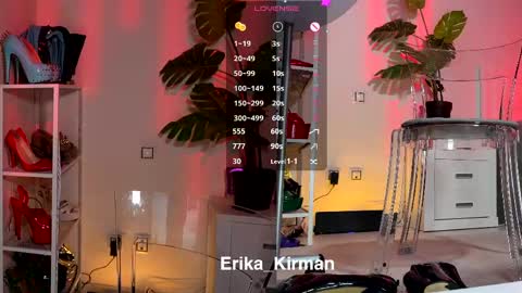 Snapshot of erika_kirman chatting on May 14, 11:17 am Erika online show from May 14, 11:17 am