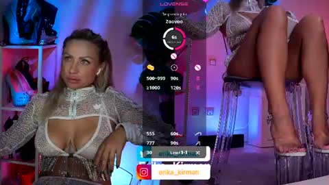 Snapshot of erika_kirman chatting on July 28, 12:45 pm Erika online show from July 28, 12:45 pm