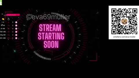 Snapshot of eva69muller chatting on February 18, 7:09 pm Eva  next show  8pm CEST AMST online show from February 18, 7:09 pm