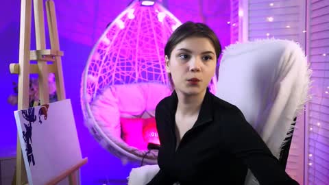 Snapshot of evathopson chatting on February 12, 12:22 pm Eva  next stream -  - 1600 UTC2000  online show from February 12, 12:22 pm