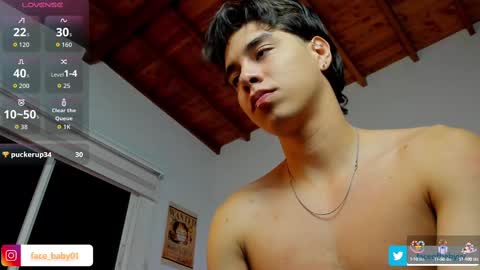 Snapshot of faceofbabyyy chatting on October 16, 2:45 am faceofbabyyy online show from October 16, 2:45 am