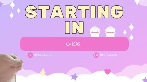 Snapshot of fantasyella chatting on February 23, 5:34 am Ella online show from February 23, 5:34 am