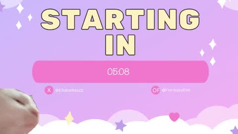 Snapshot of fantasyella chatting on October 5, 5:28 am Ella online show from October 5, 5:28 am