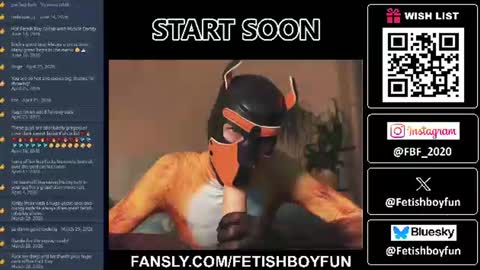 Snapshot of fetishboyfun chatting on June 17, 10:28 am FetishBoyFun online show from June 17, 10:28 am