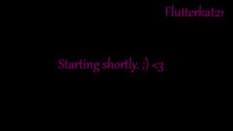 Snapshot of flutterkat21 chatting on November 15, 8:33 am FlutterKat online show from November 15, 8:33 am