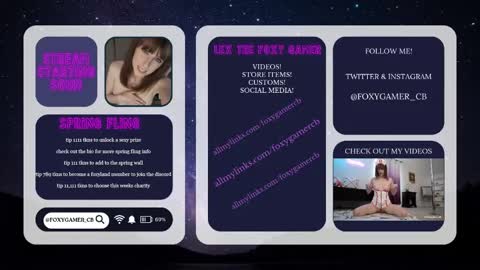 Lex Vive foxygamer cb online show from May 23, 1:33 am