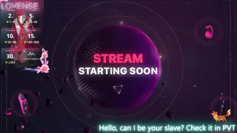 Snapshot of foxy_pet2 chatting on July 24, 10:41 pm my name is Sofhia but you can call me any name you like Sir online show from July 24, 10:41 pm