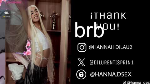 Snapshot of hanna_dilu chatting on April 29, 5:30 pm hannah dilau online show from April 29, 5:30 pm